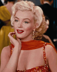 Marilyn Monroe Genuine Smile GIF