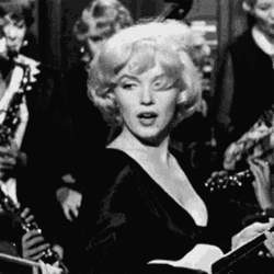 Marilyn Monroe Giving A Wink GIF