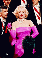 Marilyn Monroe In A Pink Dress GIF