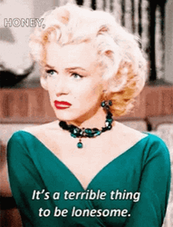 Marilyn Monroe Is Sad GIF
