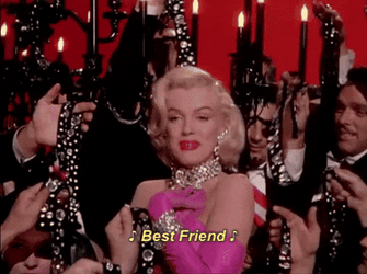 Marilyn Monroe Quotes Diamond Best Friend GIF