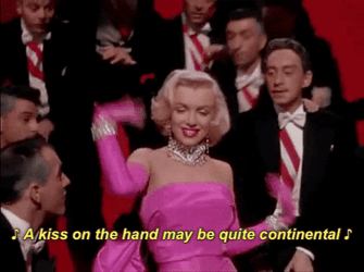 Marilyn Monroe Quotes Diamond Stage Performance GIF