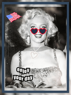 Marilyn Monroe Quotes Enjoy Your Day GIF