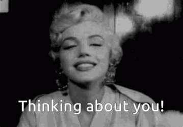 Marilyn Monroe Quotes Flying Kiss GIF