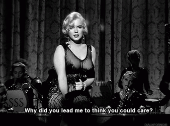 Marilyn Monroe Quotes Singing Empty Look GIF
