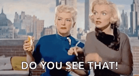 Marilyn Monroe Quotes Spying Wide Eyes GIF