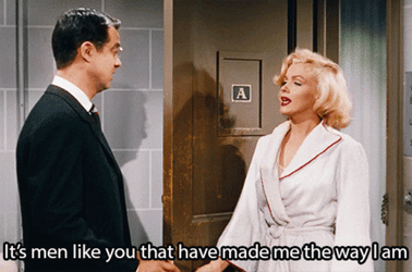Marilyn Monroe Quotes Vintage Movie Scene GIF