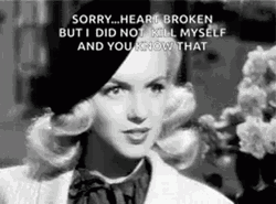Marilyn Monroe Shaking Her Head GIF