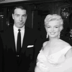 Marilyn Monroe With Joe DiMaggio GIF