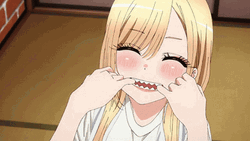 Marin Kitagawa Funny Anime Teeth GIF