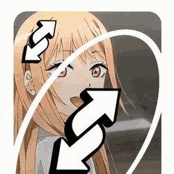 Marin Kitagawa Inside Uno Reverse Card GIF