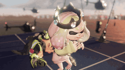 Marina Hugging Pearl Splatoon GIF