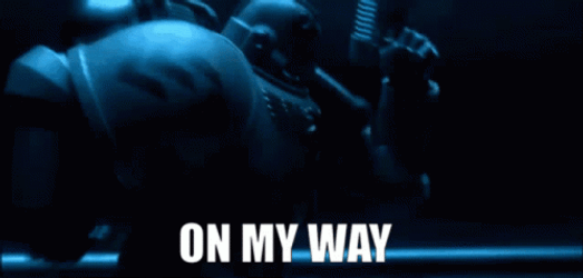 Marine Robot On My Way Space GIF