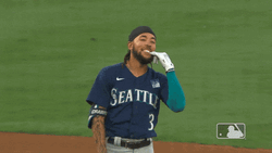 Mariners J.P. Crawford Show His Teeth GIF