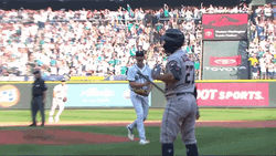 Mariners Player Gets Hype GIF