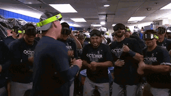 Mariners Pops Champagne GIF