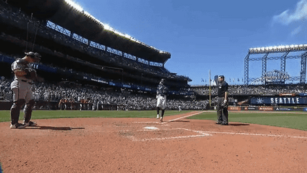 Mariners Win Jose Caballero Chest Pump GIF