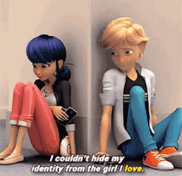 Marinette And Adrien Sweet Chat GIF