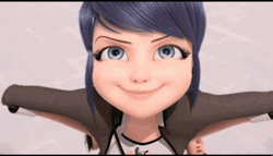 Marinette Longing Stare Swooned Expression GIF