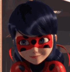 Marinette MIraculous Ladybug Cute Wink GIF