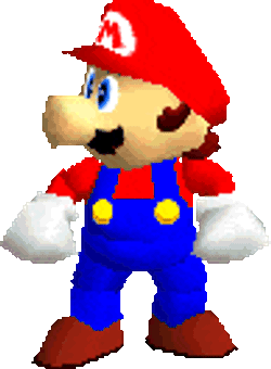 Mario 64 Sticker GIF
