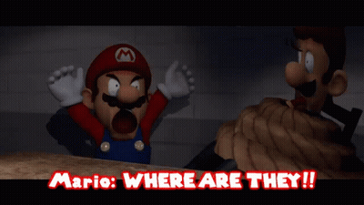 Mario And Luigi Saying Mario Where Are They GIF
