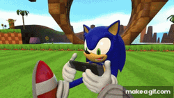 Mario And Sonic Anger Kick Why  GIF