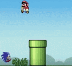Mario And Sonic Flash Game GIF