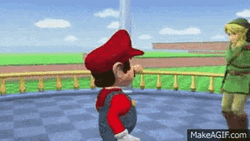 Mario And Sonic Peter Pan Kiss GIF