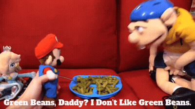 Mario Dolls Sitting On Couch GIF