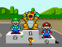 Mario Kart Bowser Winner GIF