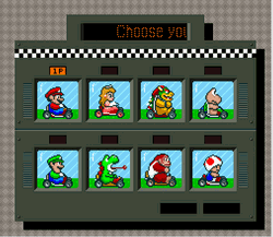 Mario Kart Choose Driver GIF