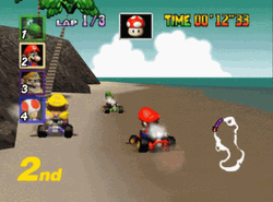 Mario Kart Going On Ramp GIF