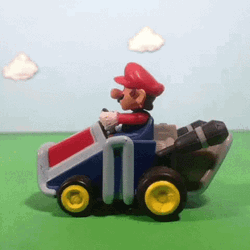Mario Kart Lego Race GIF