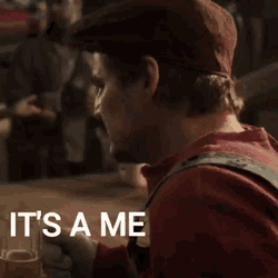 Mario Kart Pedro Pascal Mario GIF