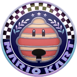 Mario Kart With Acorn Logo GIF