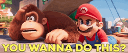 Mario Movie Donkey Kong Wanna Do This GIF