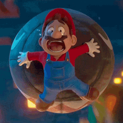 Mario Movie Entertaining Mario Creaming GIF