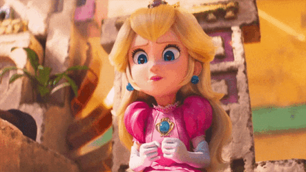 Mario Movie Hopeful Princess Peaches GIF