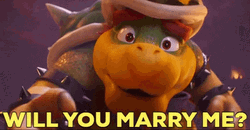 Mario Movie King Koopa Will You Marry Me GIF