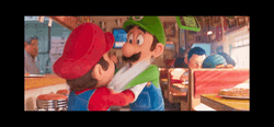 Mario Movie Luigi Shaking Mario GIF