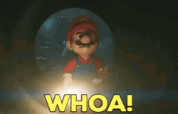 Mario Movie Mario Amazed Whoa GIF