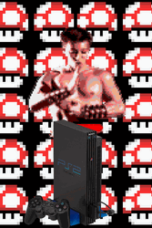 Mario Mushroom Play Station Karate GIF