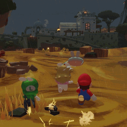 Mario Running In Different Places GIF