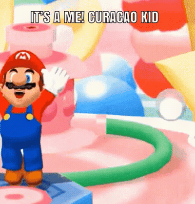 Mario Saying It's A Me Curaçao Kid GIF