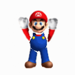 Mario Shrinking Head Dancing Moves GIF