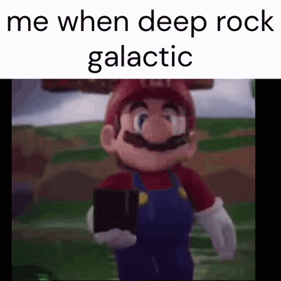 Mario Standing In Field Holding Book GIF