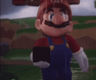 Mario Taking A Selfie GIF