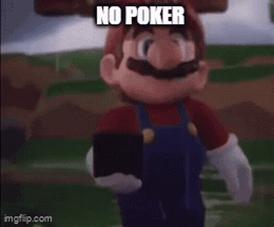 Mario Taking Selfie No Poker GIF