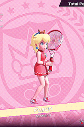 Mario Tennis Player Peach GIF